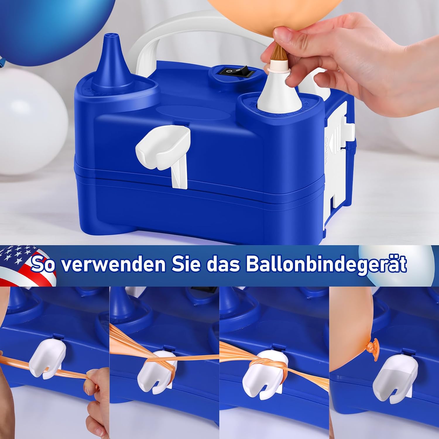 Thumbnail 6 de HELESIN Inflador de Globos 400 W 🎈