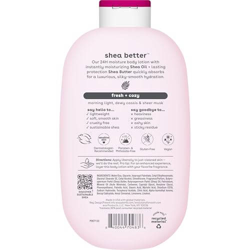 Thumbnail 10 de EOS Natural Shea Better Body Lotion, Fresh & Cozy – 16 fl oz