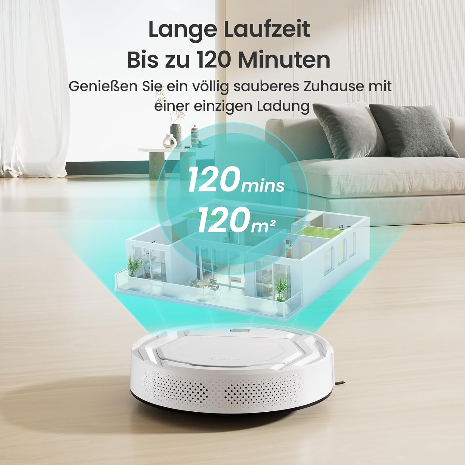 Thumbnail 6 de Lefant M210P Saugroboter ohne Wischfunktion – kompakt, stark und tierhaarfreundlich