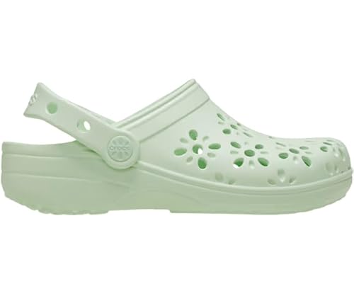 Thumbnail 4 de Crocs Classic Floral Cut Out Clog K 👶 Zuecos Niños Jade, EU 33/34
