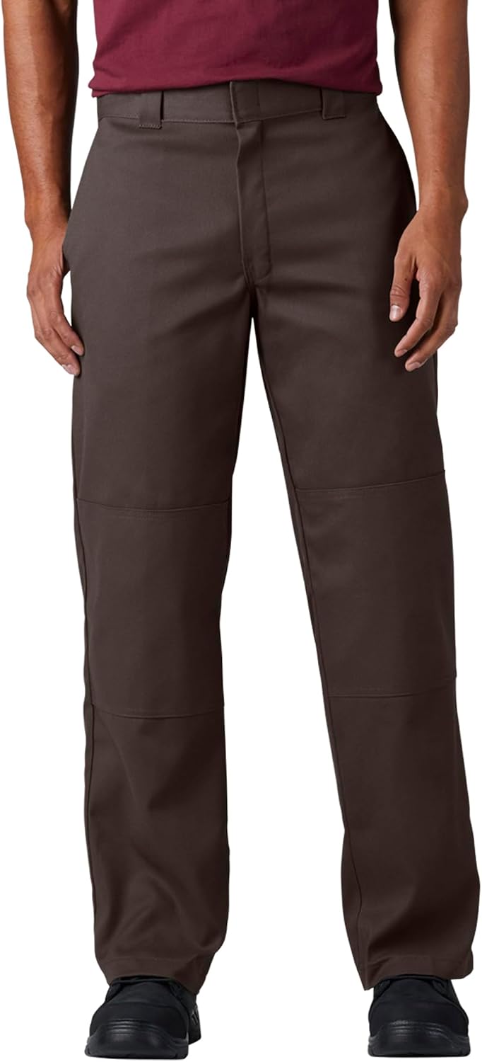 Detalle de Dickies Herren-Arbeitshose Doppelknie lockere Passform