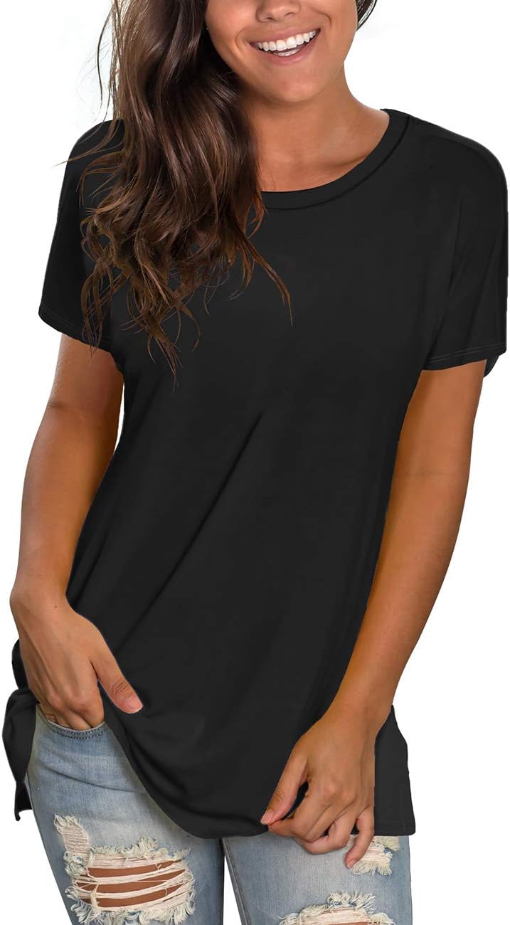 Detalle de Saloogoe Womens Loose Fit Tshirts Short Sleeve 1pc