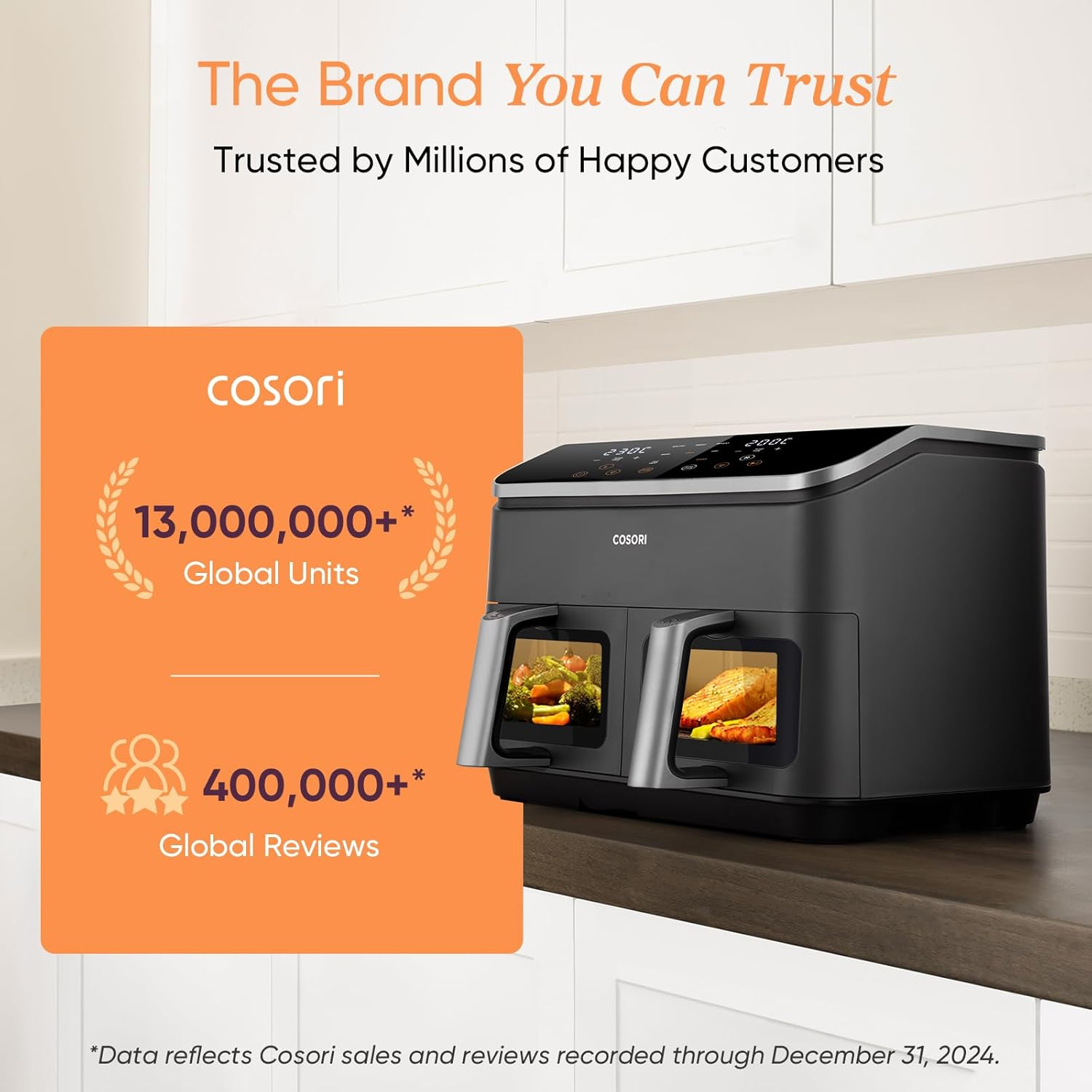 Thumbnail 1 de COSORI Dual Air Fryer 8.5L Family Size