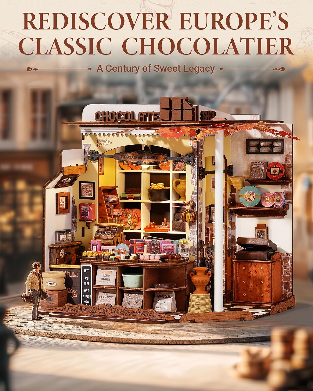 Thumbnail 3 de ROBOTIME Kit Casa delle Bambole in Miniatura Henry’s Chocolate
