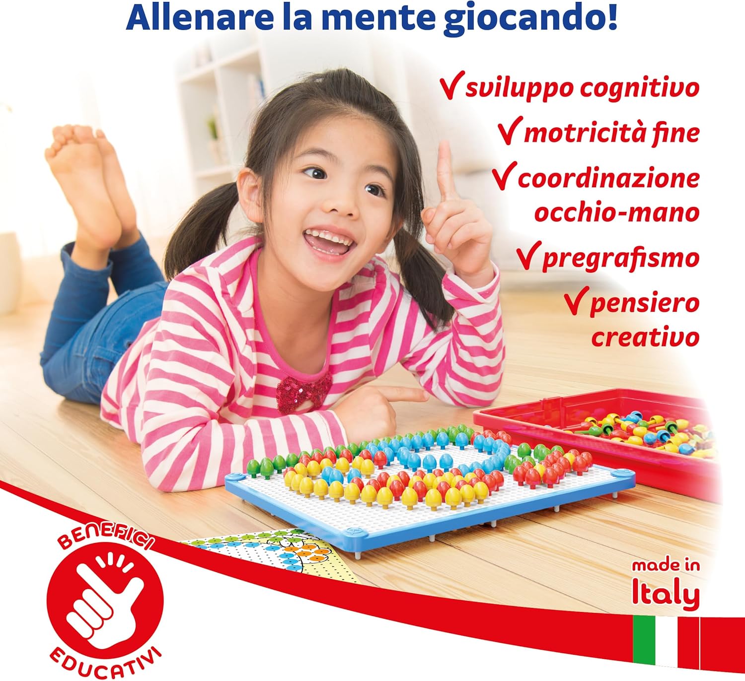 Thumbnail 2 de Quercetti FantaColor Tab 150: Chiodini per Bambini 3–6 Anni