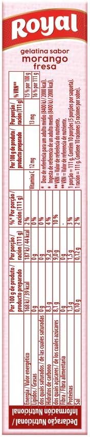 Detalle 2 de Royal Gelatina Fresa en Polvo, Pack 2x57 g 🍓