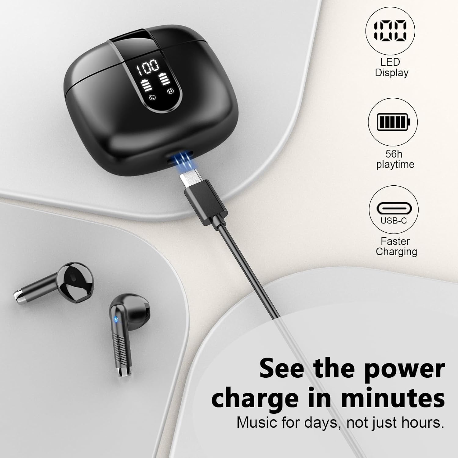 Thumbnail 4 de Drsaec J55 Bluetooth 56 Std Kopfhörer