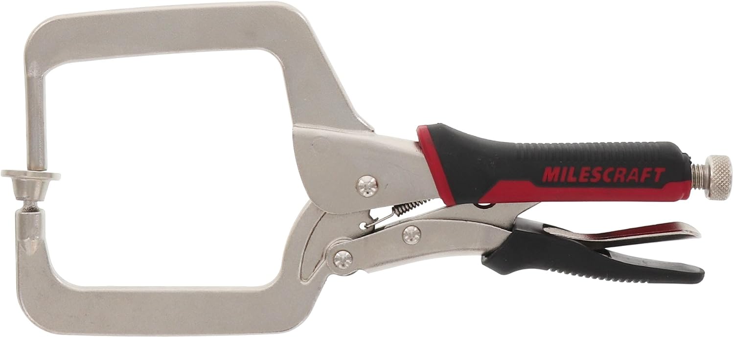 Detalle de Milescraft 4004 Pocketclamp – zacisk do połączeń kieszeniowych, szczęka 10 cm