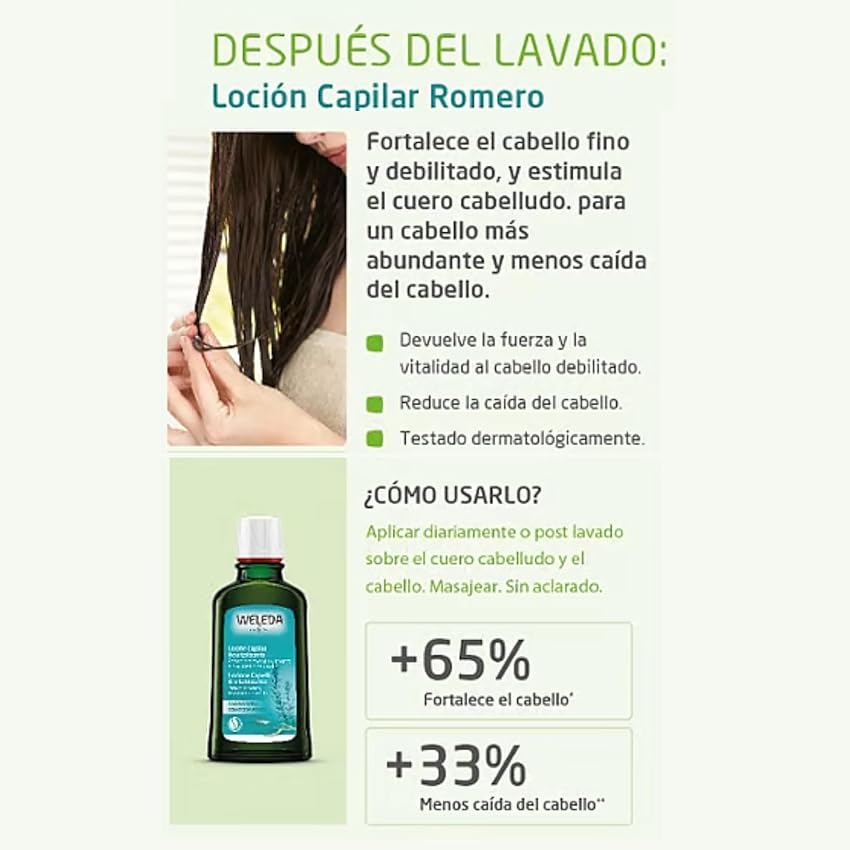 Thumbnail 4 de Weleda Loción Capilar Revitalizante Romero 100 ml 💇♀