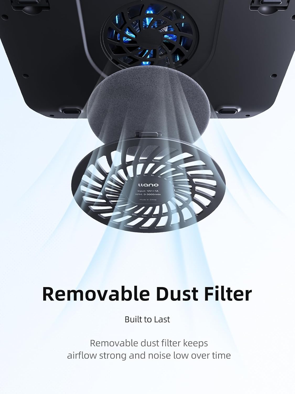 Detalle 1 de Llano laptop cooling pad V11 Pro