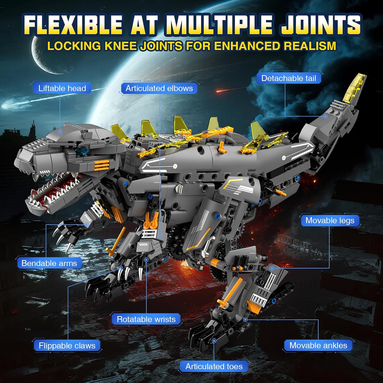 Thumbnail 3 de Technic Robot Building Sets 935PCS RC 5‑in‑1