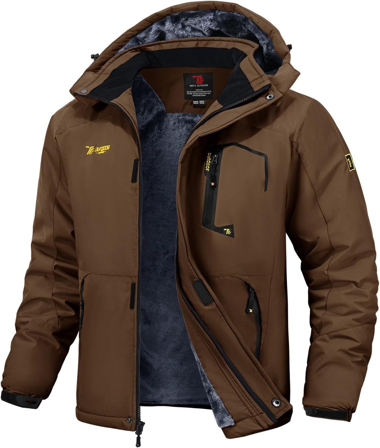 Detalle de Rdruko Skijacke Herren Softshell Winterjacke