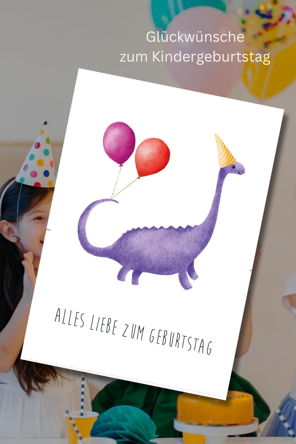 Thumbnail 6 de The Life Barn Postkarte mit Umschlag Geburtstagskarte Dino Kind Karte Geburtstag Junge Mädchen