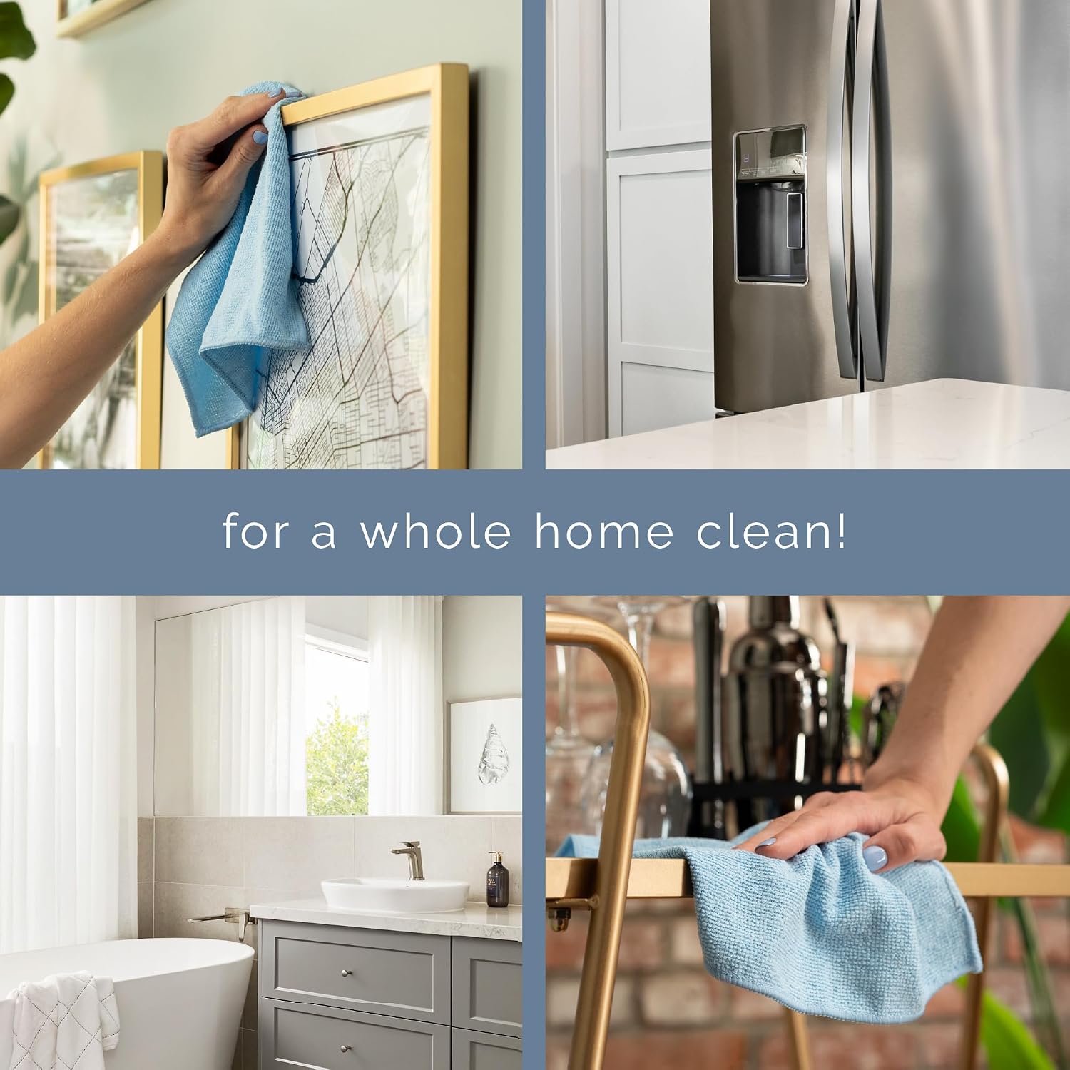 Thumbnail 4 de S&T INC Microfiber Cleaning Cloth 100 Pack