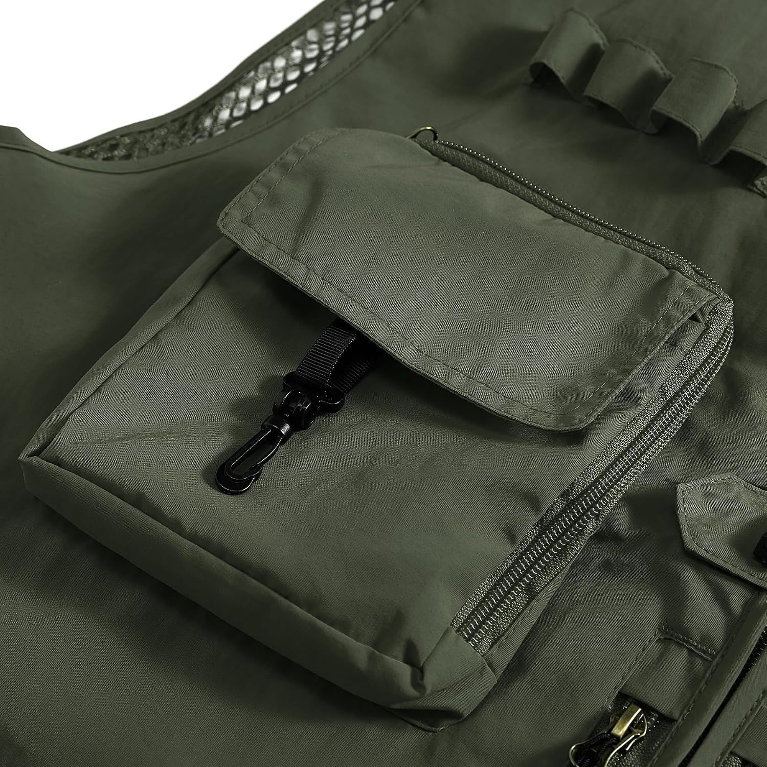 Thumbnail 6 de Gilet de pêche YOUTHUP pour homme, léger et respirant avec 12 poches