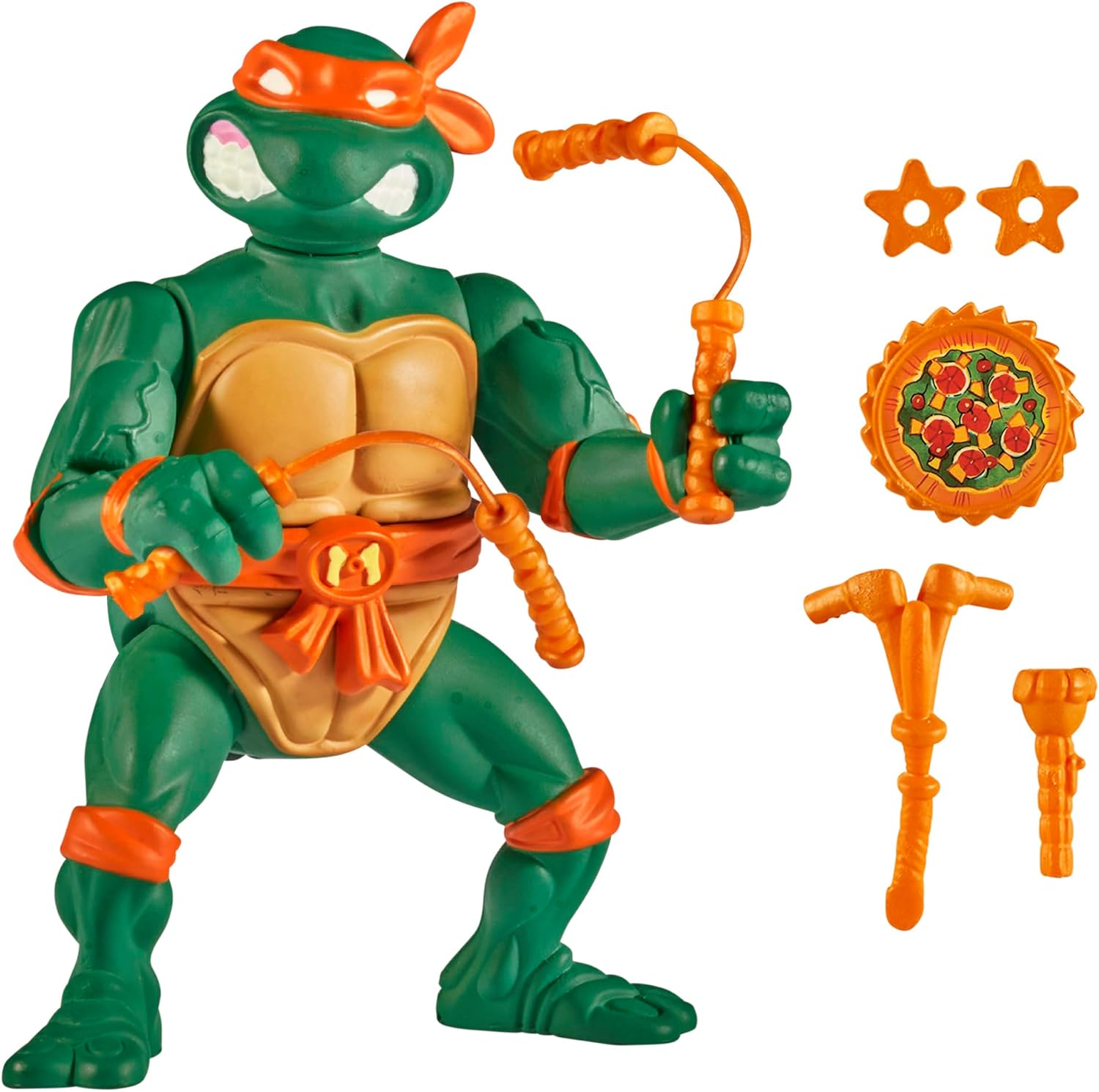 Thumbnail 1 de Michelangelo des Tortues Ninja – Figurine articulée 10 cm, collection classique