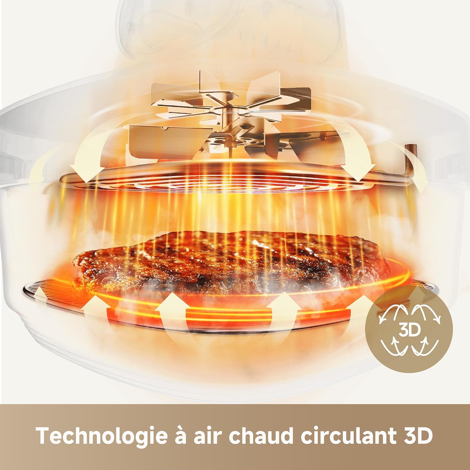 Thumbnail 5 de DREAME Tasti Friteuse à Air en Verre Portable 5 en 1