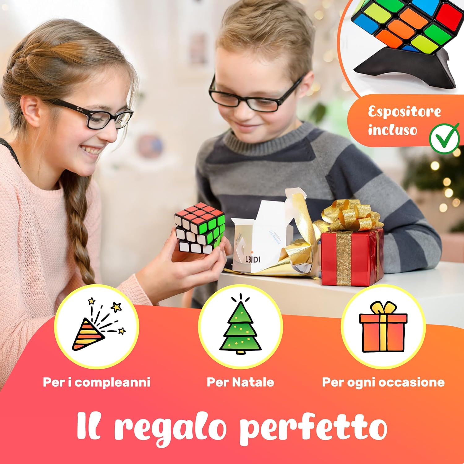 Detalle 1 de CUBIDI Speed Cube 3x3 stickerless