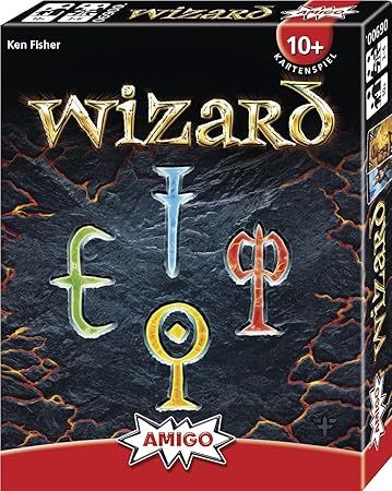 Detalle de Amigo Spiele Wizard - Juego de Cartas para 3 a 6 Jugadores 🎴