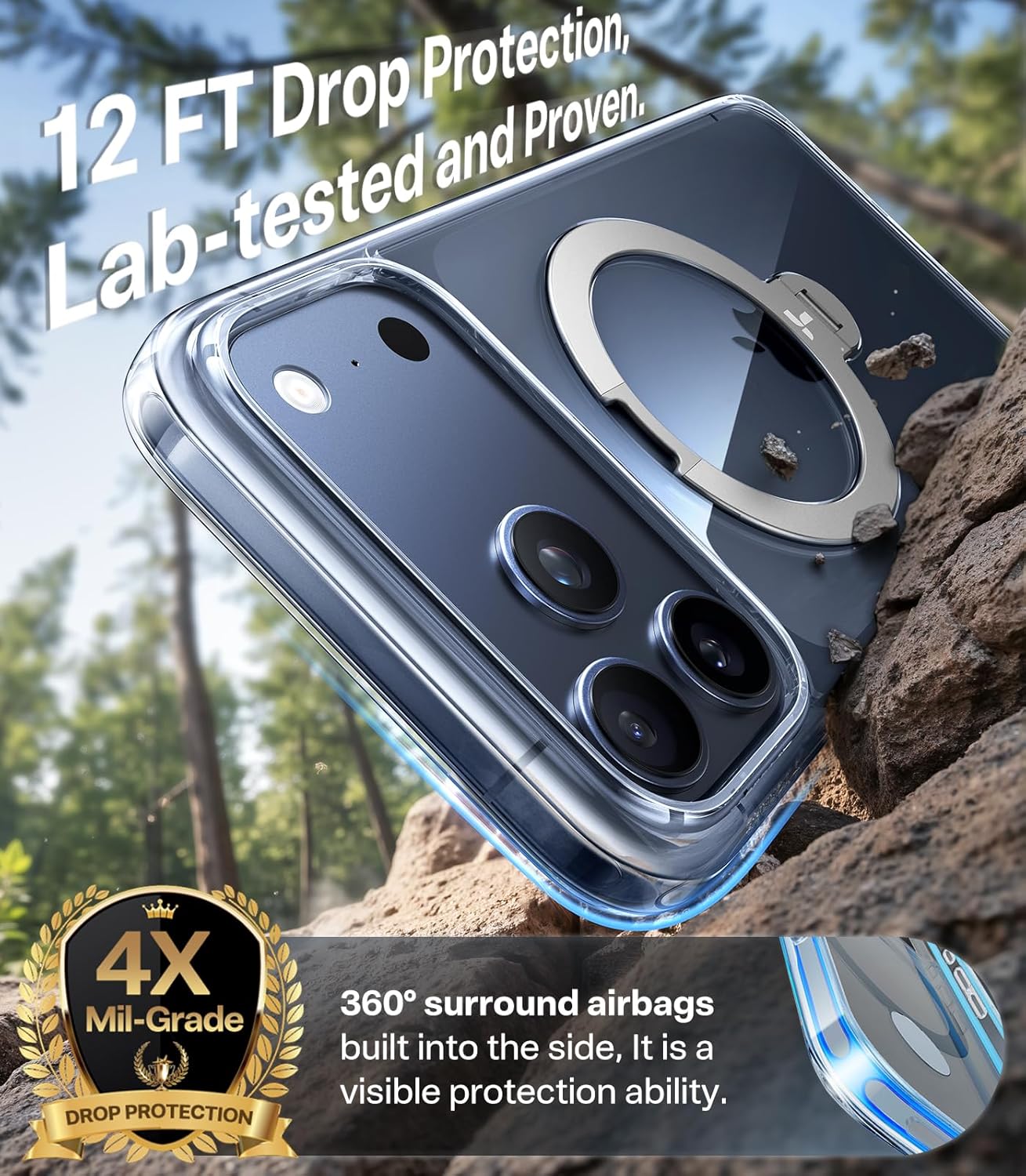 Thumbnail 3 de TORRAS Ostand Q3 iPhone case with MagSafe