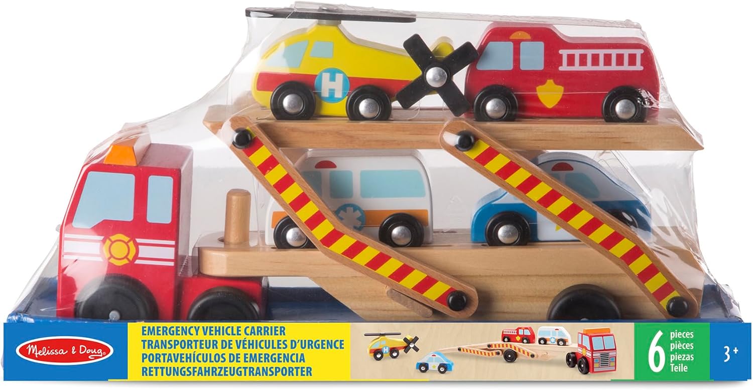 Detalle de Autotransporter mit Rettungsfahrzeugen 6-teilig