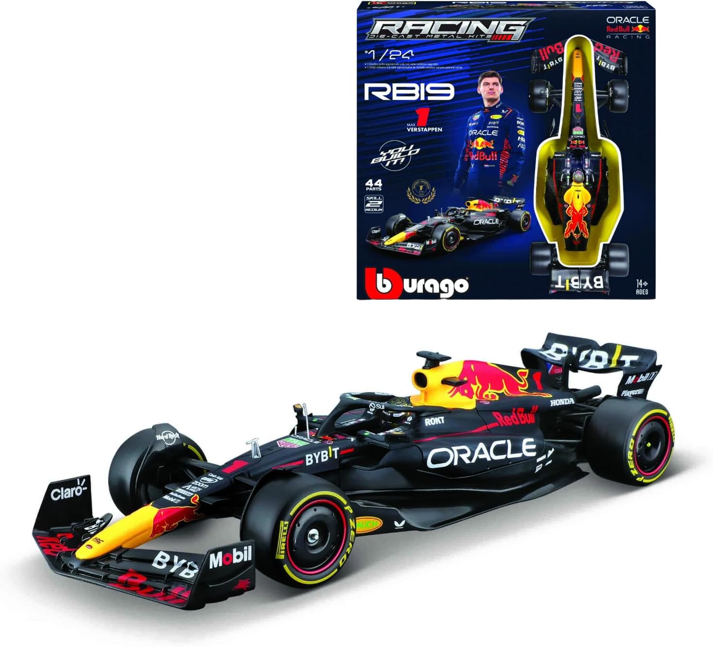 Thumbnail 6 de Bburago Ferrari SF-23 Charles Leclerc 1:24 Gift Set
