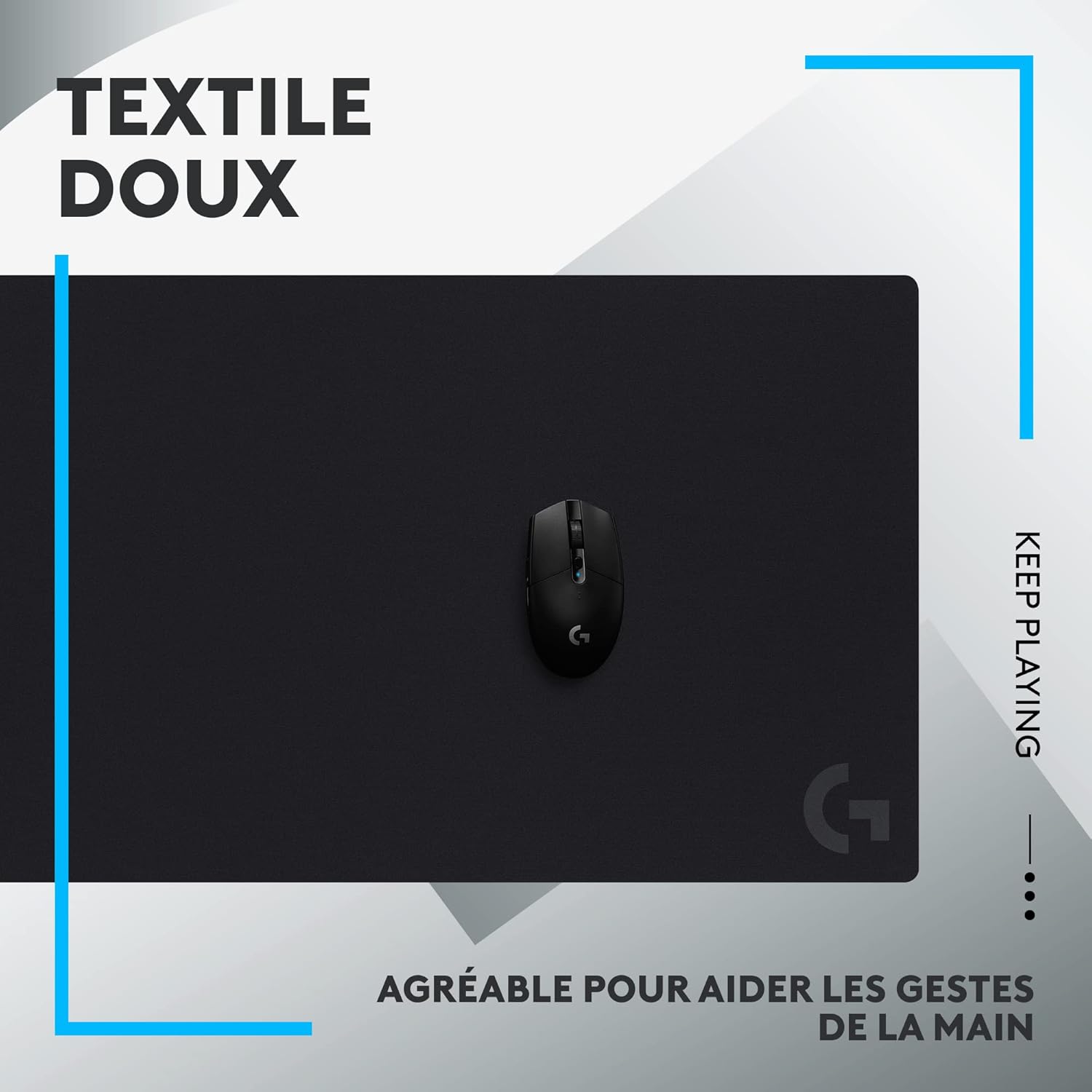 Thumbnail 6 de Logitech G G840 – Tapis de souris de jeu extra large 900 x 400 x 3 mm, optimisé capteurs