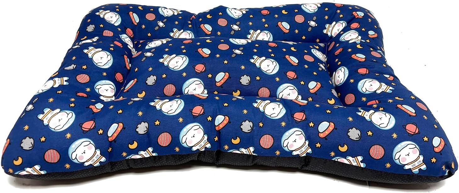 Detalle de BPS Coperta e materassino per cani e gatti – cuccia antiscivolo, taglie S/M/L, M 87 x 67 cm, grigio