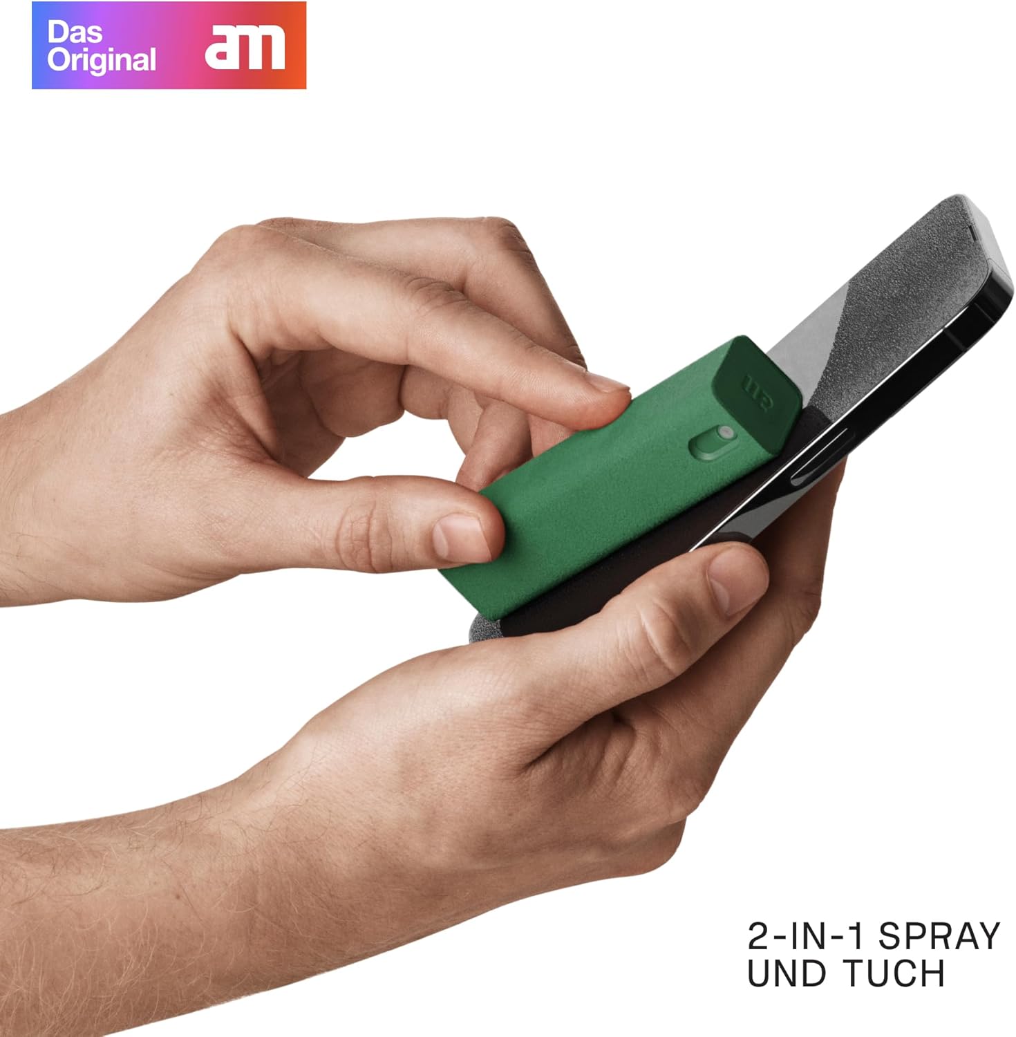 Thumbnail 1 de AM Handy-Reinigungsset mit Bildschirmreiniger-Spray (All-in-One) für Auto, Smartphone, Tablet & PC – 1 Pack Grün