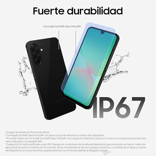 Thumbnail 7 de Samsung Galaxy A26 5G (256GB) — 6GB RAM, cámara de 50MP y garantía extendida 3+1 años