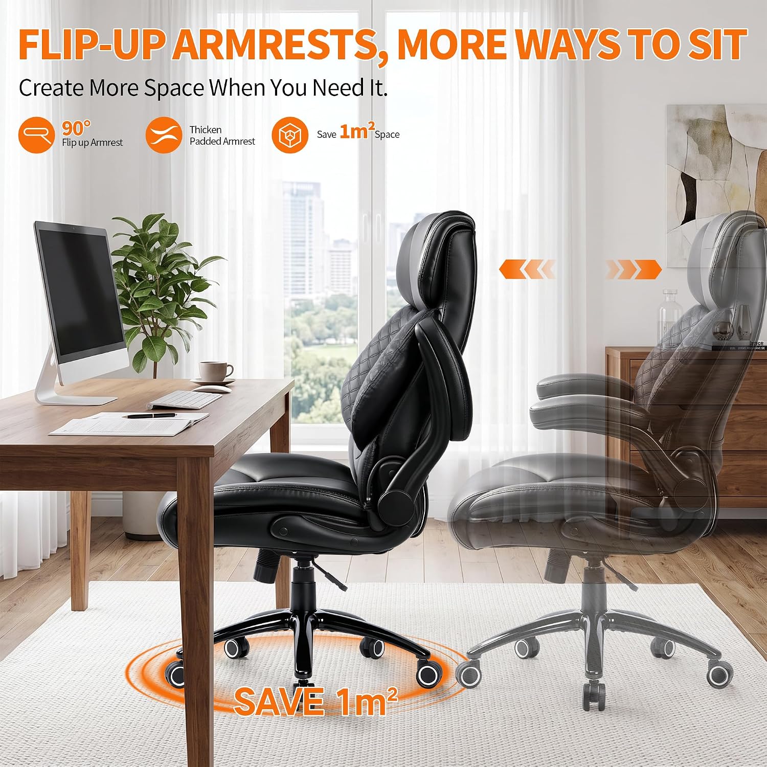 Detalle 1 de EGSEAT Office Chair, 500 lbs