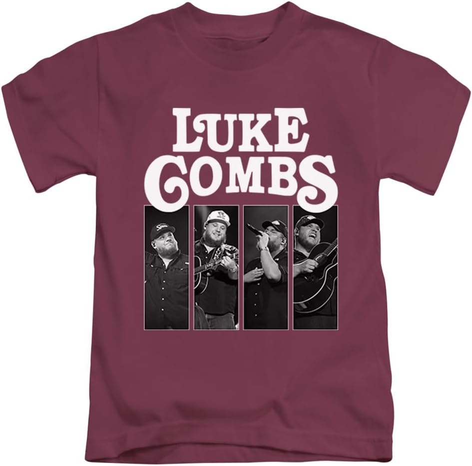 Detalle de New Spirit Original Luke Combs Meme Tee – 100% Cotton, Hand Printed in the UK