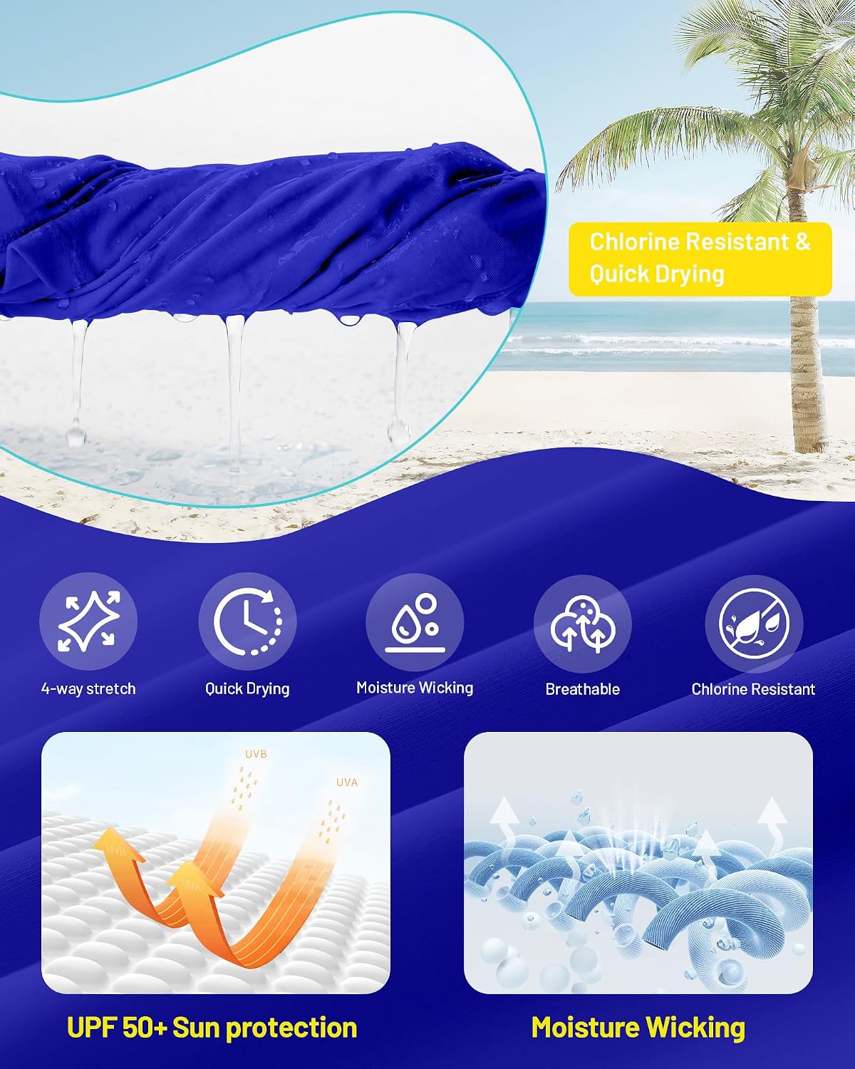 Thumbnail 4 de Runhit Women's Swim Board Shorts