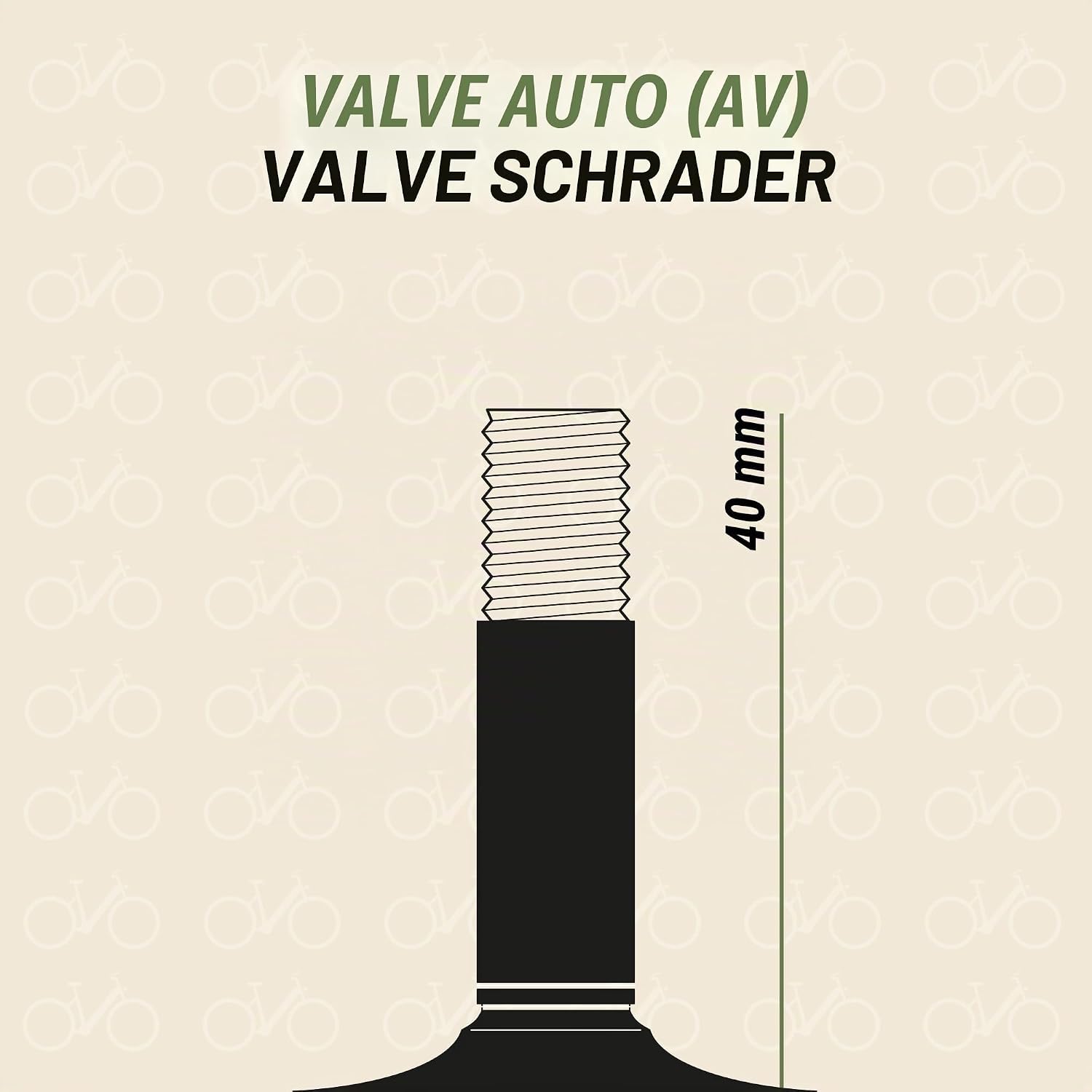 Thumbnail 4 de Chambre à air Prophete pour vélo – Valve Schrader, qualité fiable