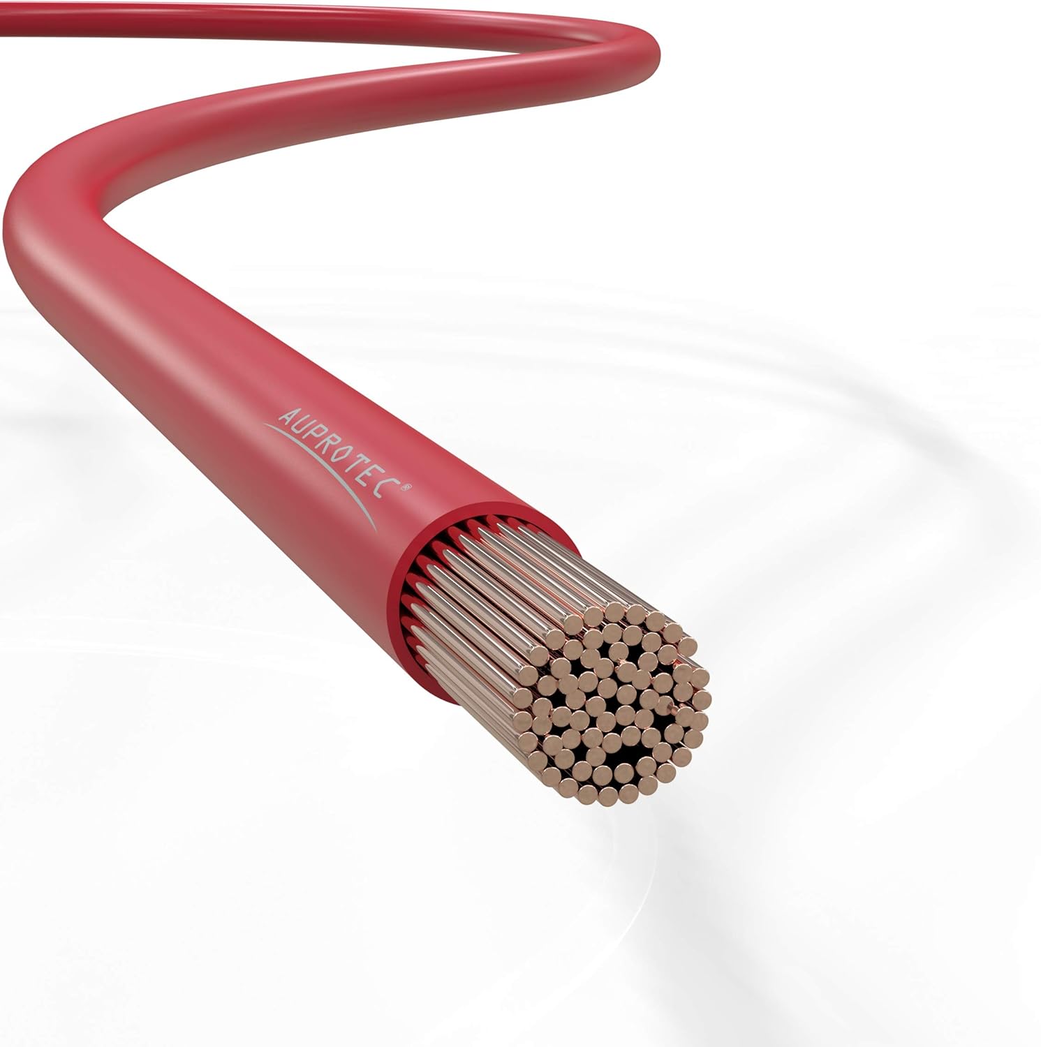 Detalle de AUPROTEC FLRY-B Cable de Coche 25m, Rojo