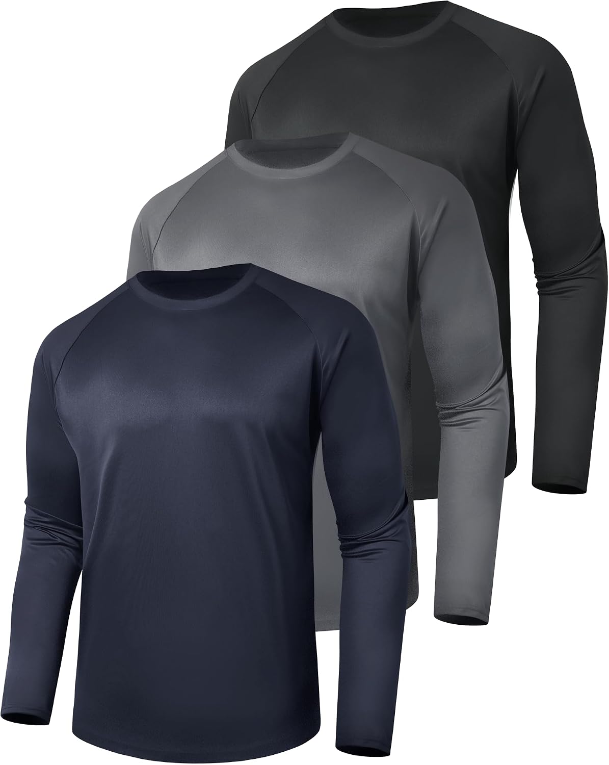 Thumbnail 3 de 3 Pack Quick Dry Long Sleeve Shirts for Men