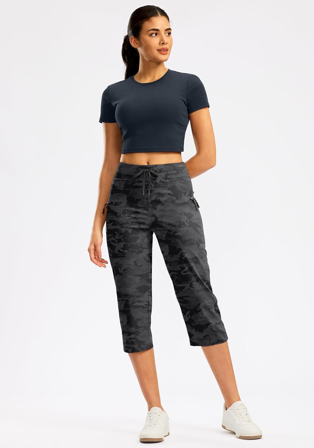 Thumbnail 2 de G Gradual Women's Capri Pants, 19-Inch Quick-Dry with UPF 50+ and Zip Pockets