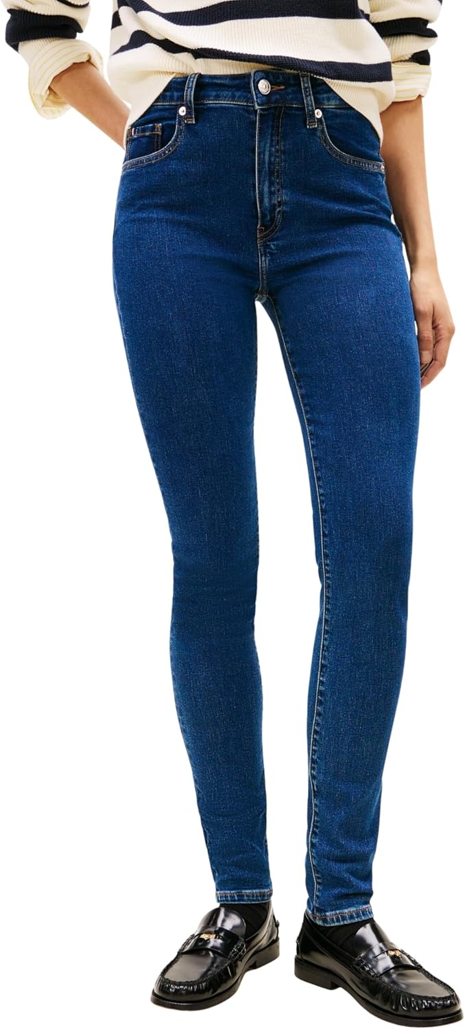 Detalle de Tommy Hilfiger DNM Emi Como Skinny RW WW0WW47689 – Jean skinny femme, très mince