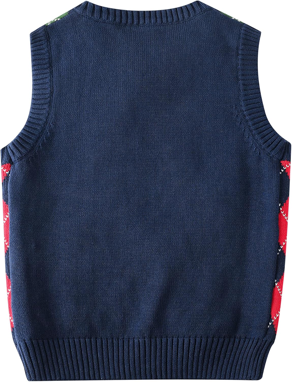 Detalle de KID1234 Boys Jumper Knit Vest – Cotton Knitwear for 4–14 Years