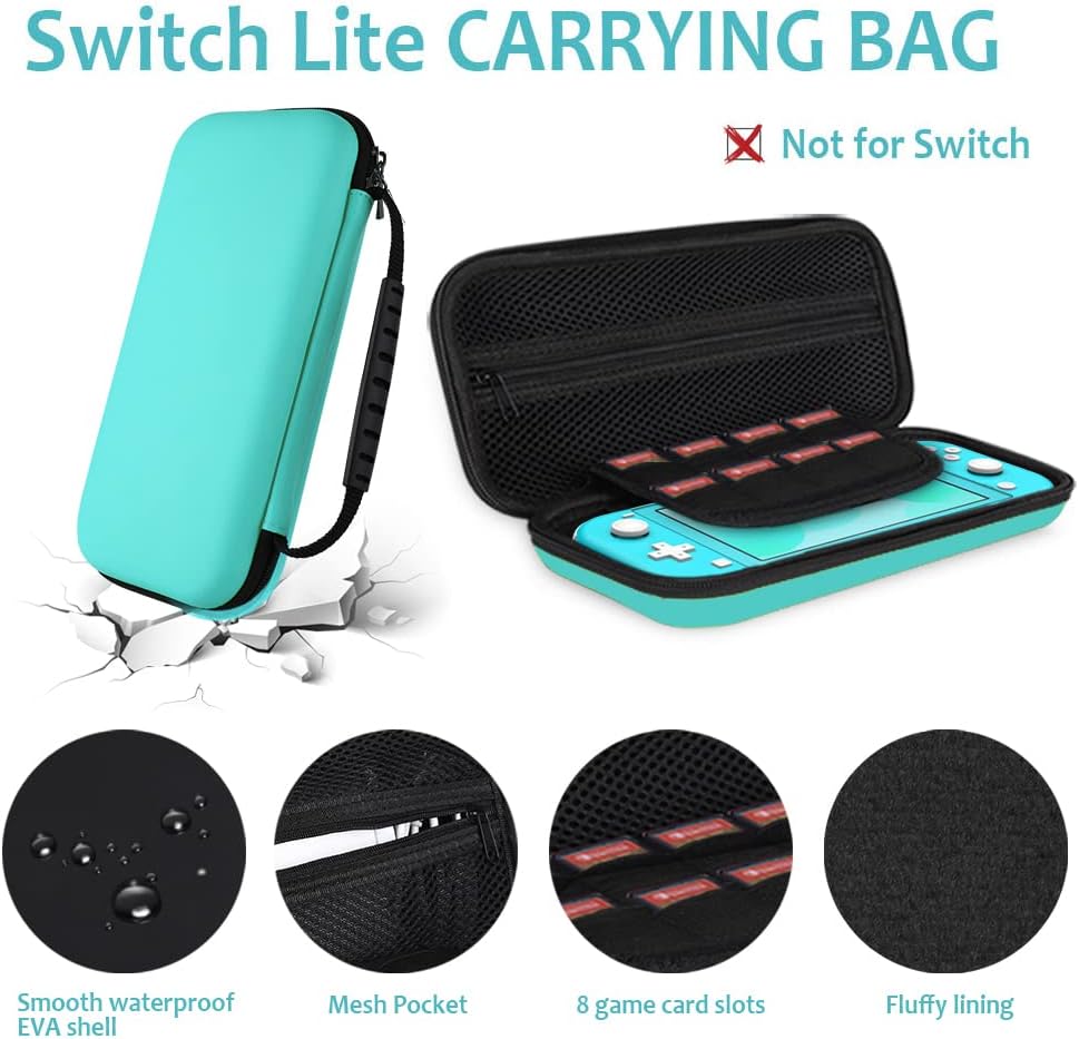 Detalle 2 de GeeRic Étui Switch Lite protection complète Vert