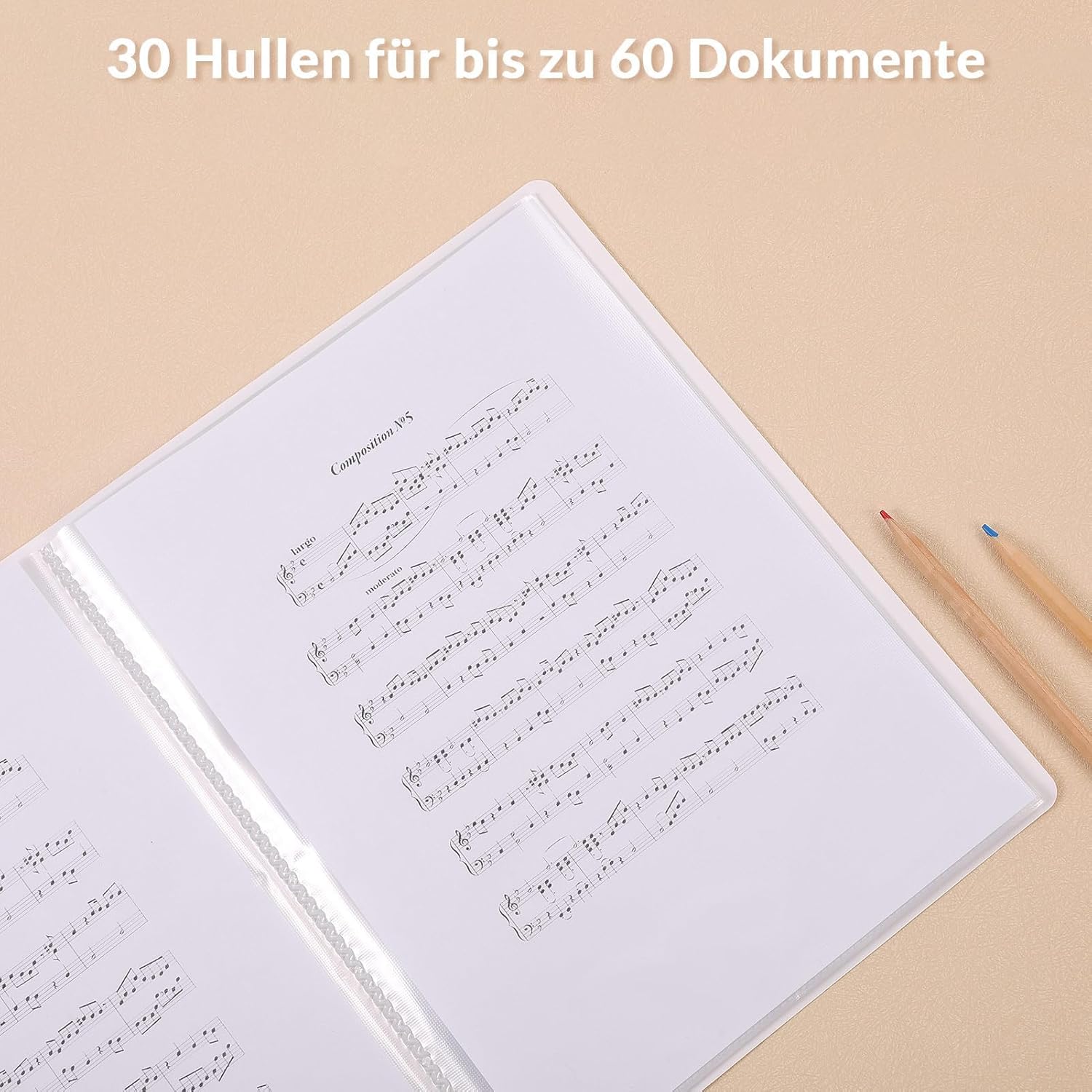 Thumbnail 5 de skydue Zeugnismappe A4 30 Hüllen 📁