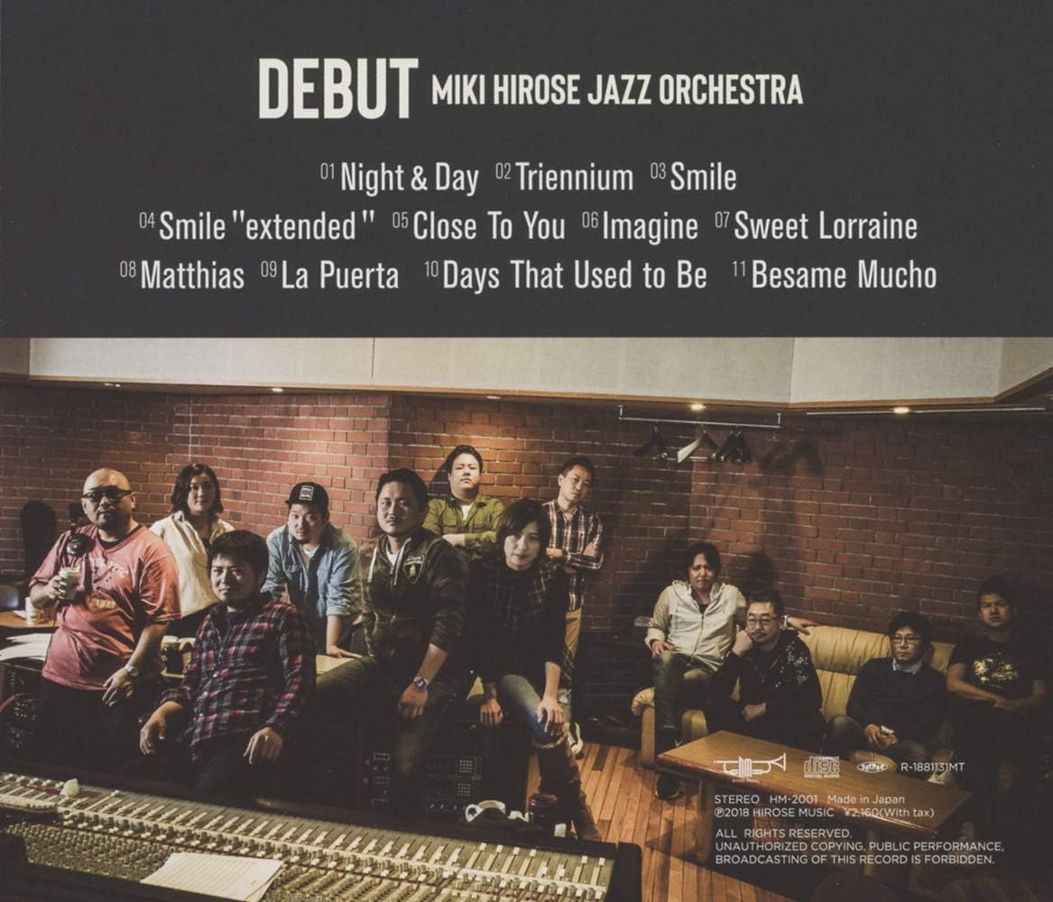 Detalle 2 de Miki Hirose Jazz Orchestra / DEBUT|ジャズスタンダードやJポップスを収めたデビュー作