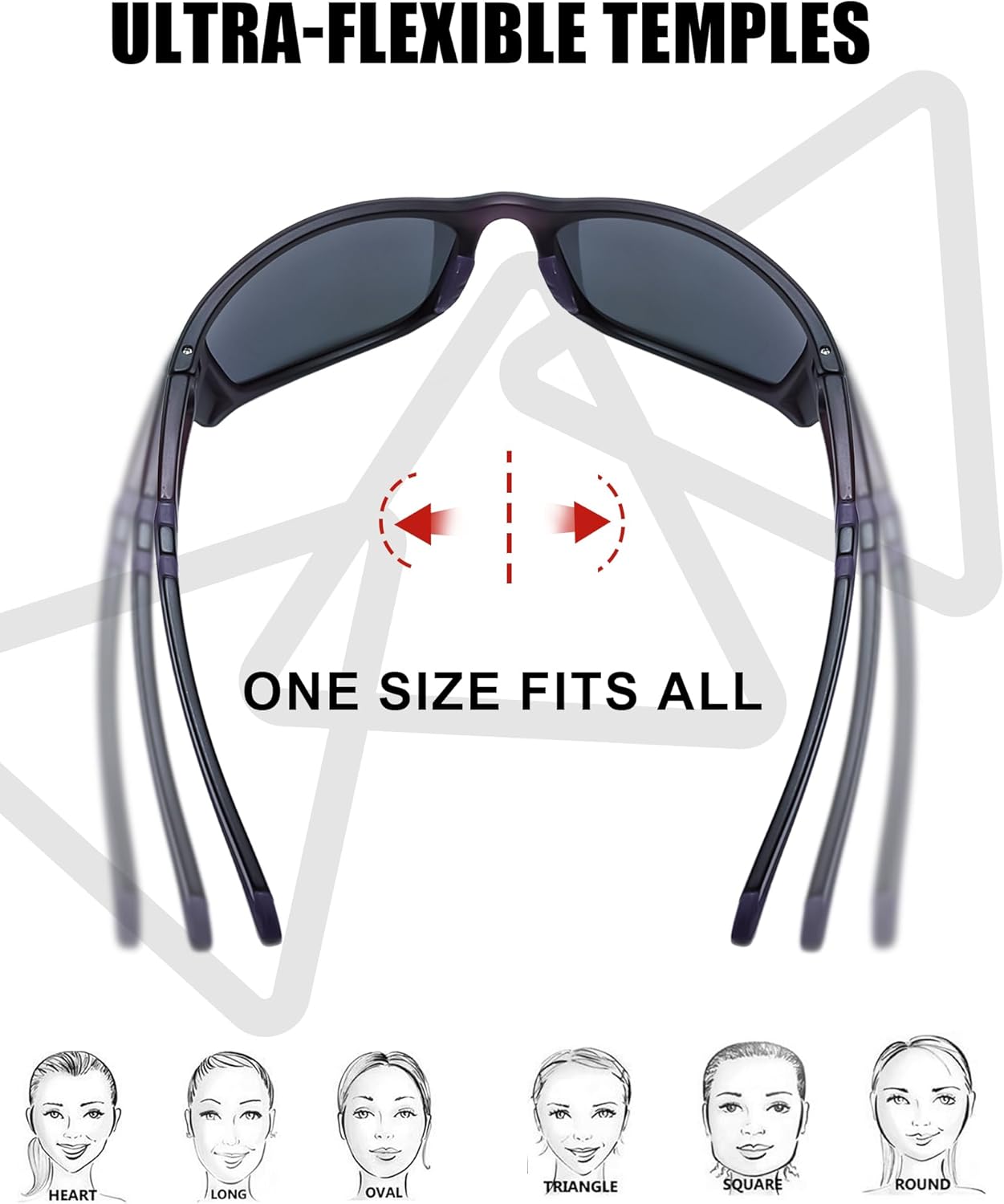 Detalle 2 de Myiaur M8140 sports sunglasses UV400