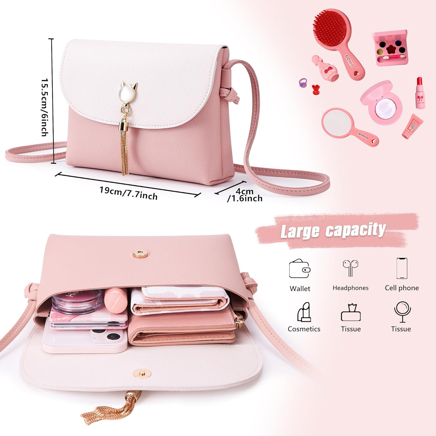 Thumbnail 4 de KALIDI Cat Shape Crossbody Bag