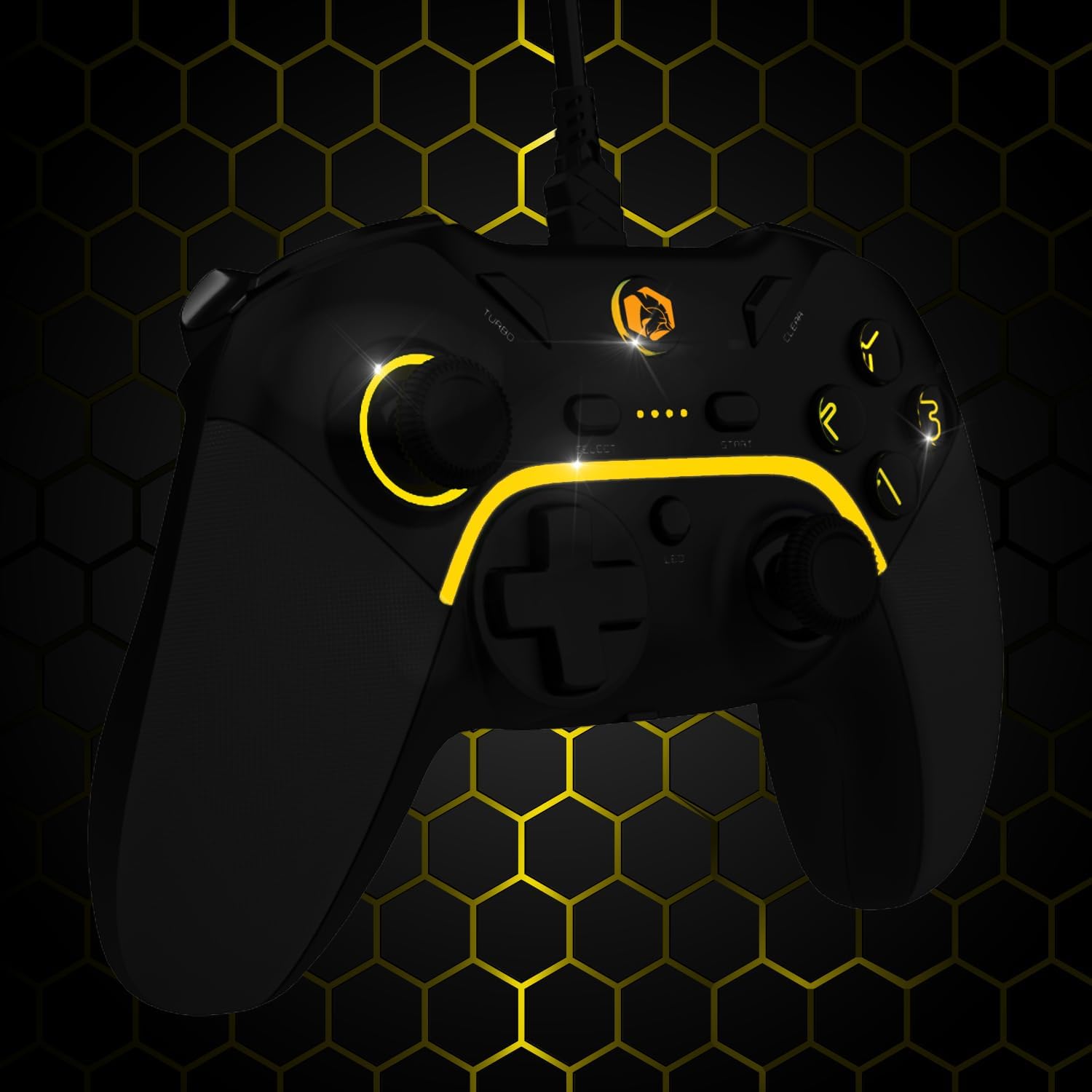 Thumbnail 6 de EMPIRE GAMING Empire Gaming – Manette filaire Gamepad PC/PS3/Switch, double vibration et modes macro/turbo