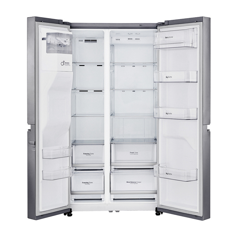 Detalle de LG GSL760PZUZ Frigorífico Americano F Acero Inoxidable – 601 L, No Frost y Inverter Linear Compressor
