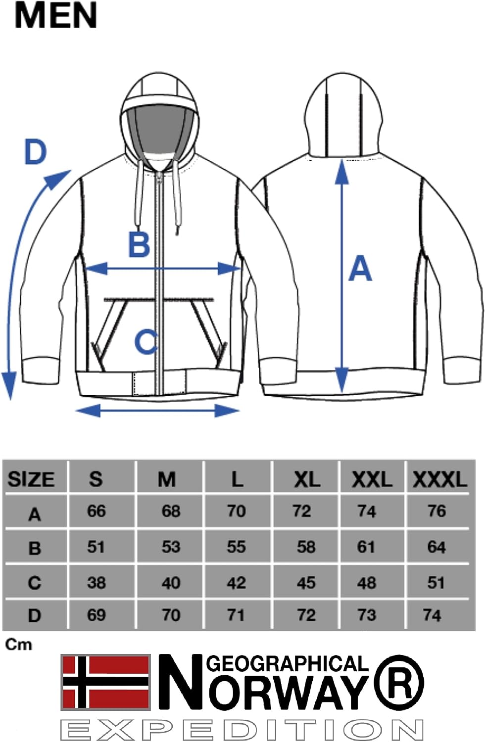 Thumbnail 5 de Geographical Norway GYMCLASS Felpa con cappuccio uomo