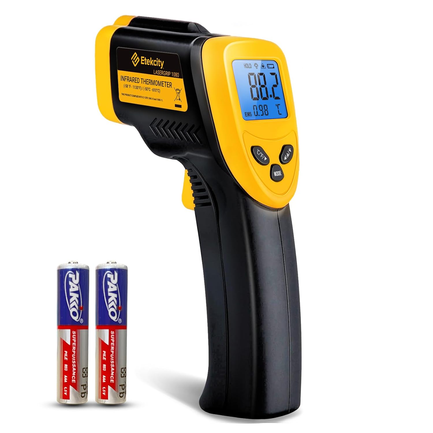 Etekcity Infrarot Thermometer -50 bis +610°C