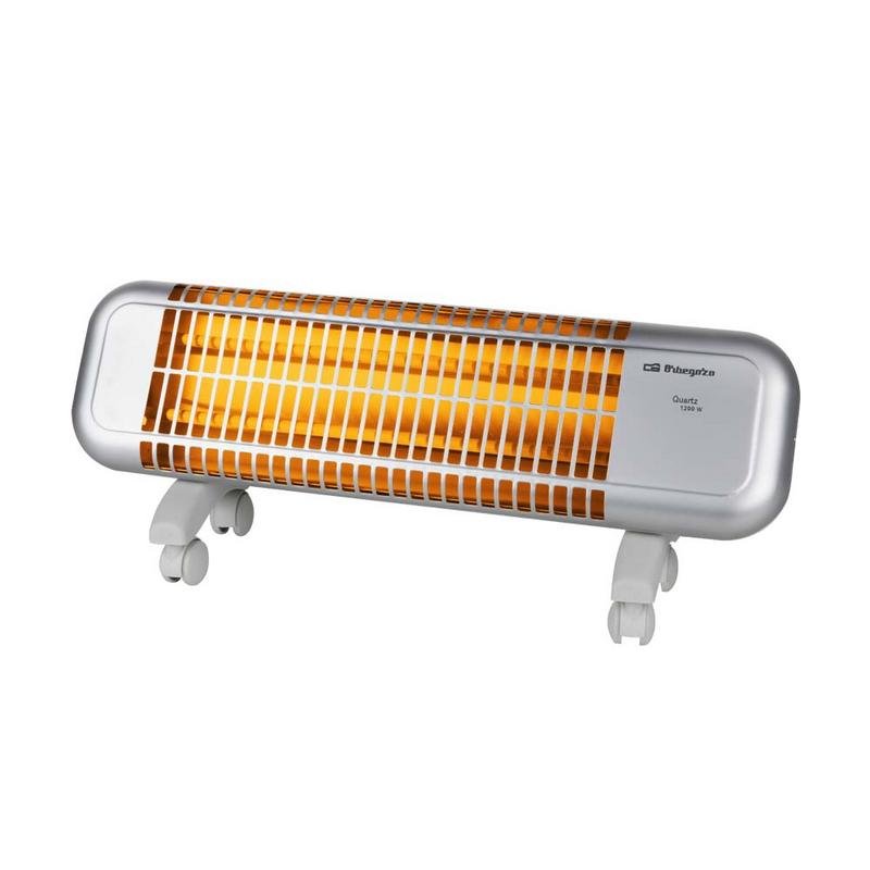 Detalle de Orbegozo BP 0105 Estufa de Cuarzo 1200W: calor rápido y seguro para espacios pequeños