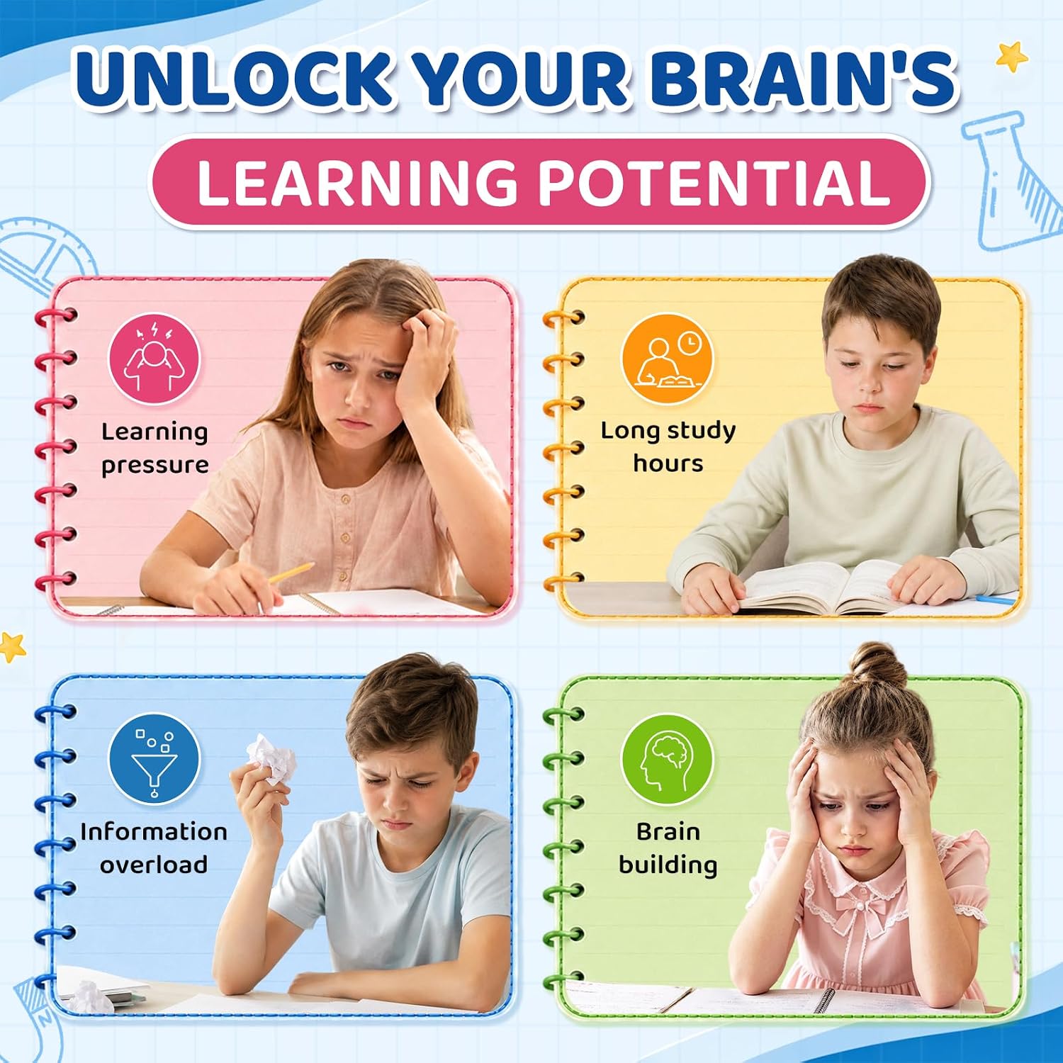 Thumbnail 6 de CNCHEF Kids Focus and Attention Liquid Drops with Phosphatidylserine, Magnesium and Omega-3